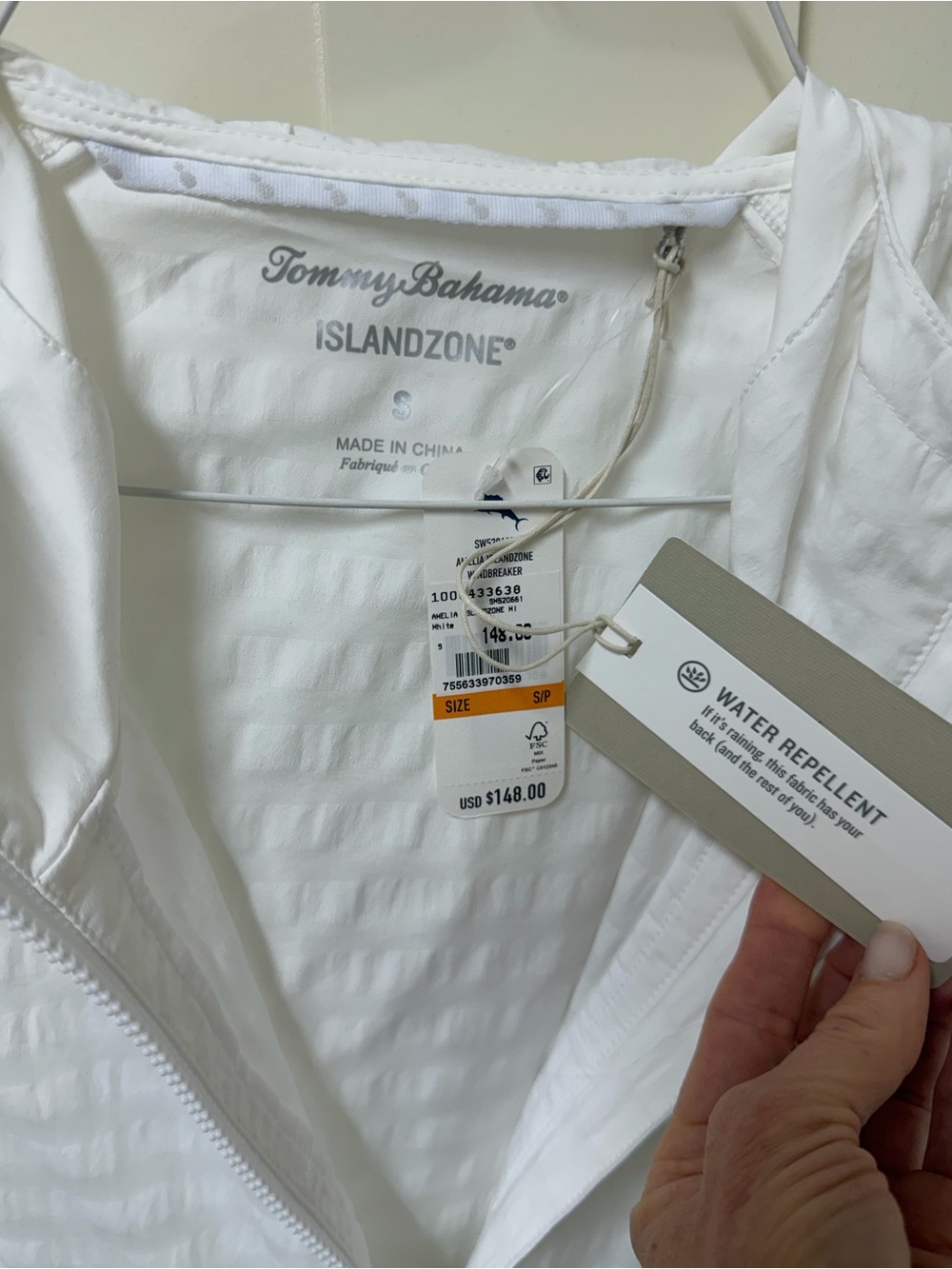 NWT Tommy Bahama Amelia Islandzone Windbreaker - Picture 7 of 10